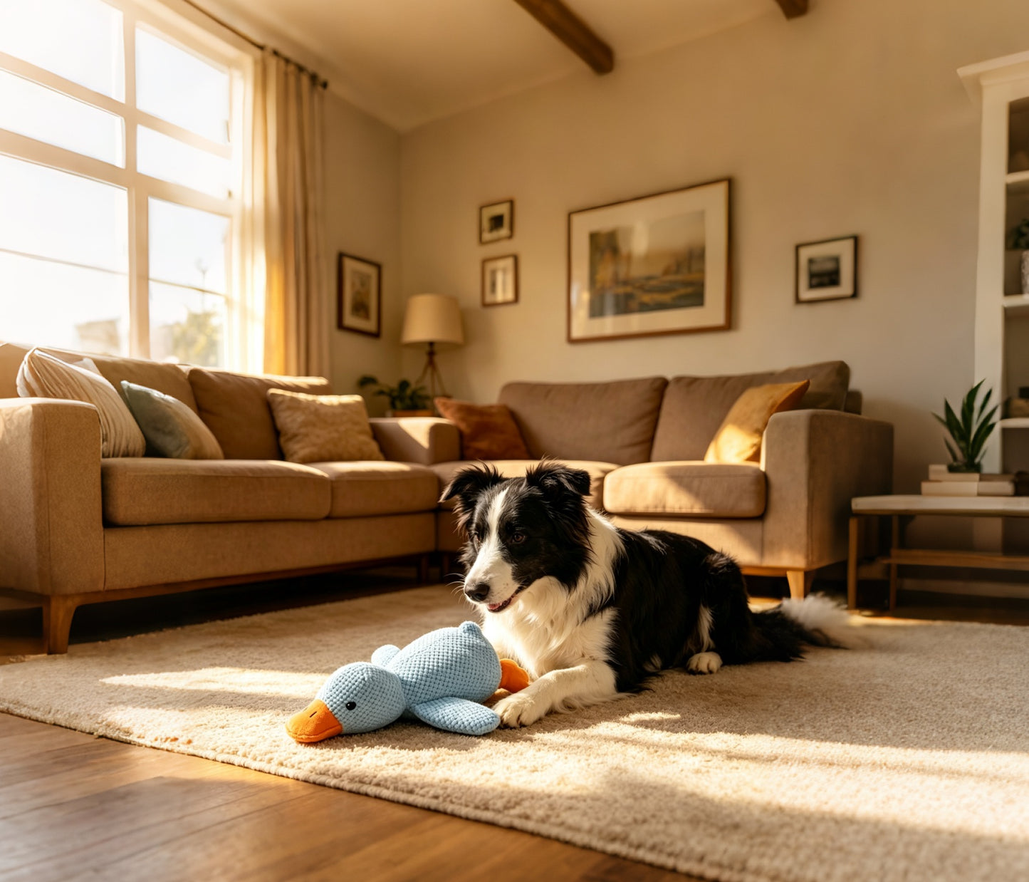 Durable Squeaky Duck Dog Toy
