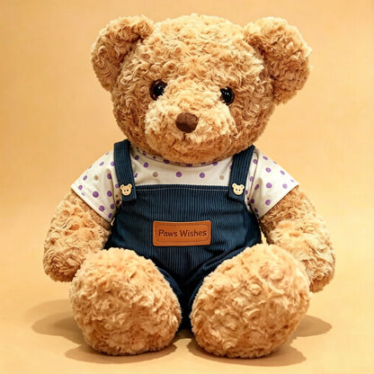 Adorable Paws Wishes Teddy Bear Duo – Soft & Safe Plush Companions