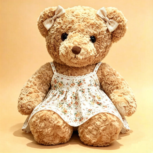 Adorable Paws Wishes Teddy Bear Duo – Soft & Safe Plush Companions