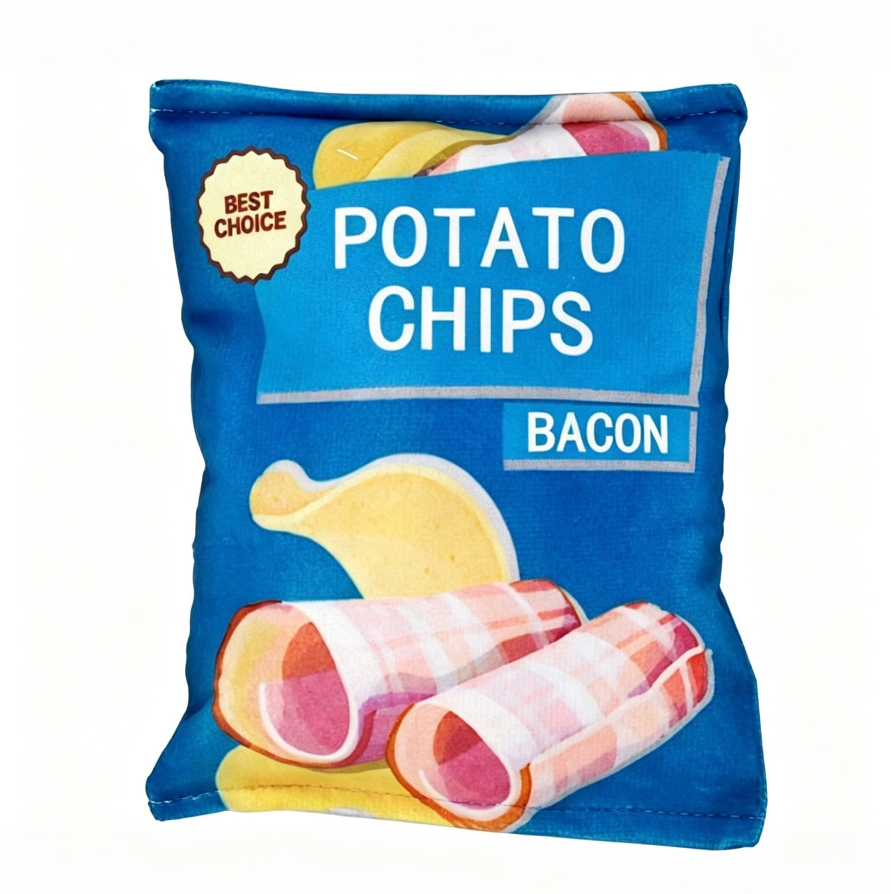Salt Flavor Potato Chips Plush Dog Toy