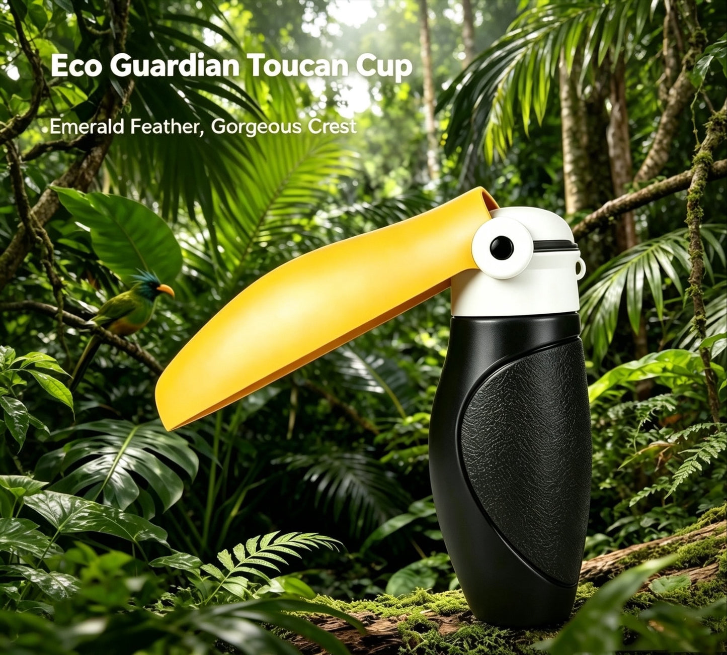 Toucan-Shaped Water Bottle